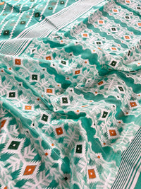 Jamdani sari with all over work and exquisite Pallu