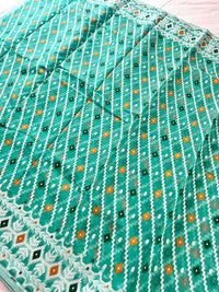 Jamdani sari with all over work and exquisite Pallu