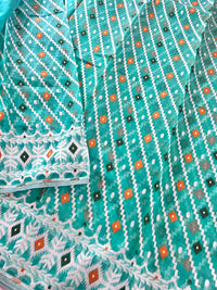 Jamdani sari with all over work and exquisite Pallu