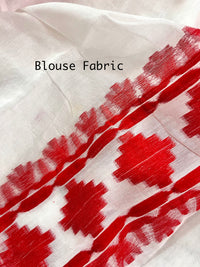 Jamdani sari with all over work and exquisite Pallu
