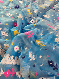 Jamdani sari with all over work and exquisite Pallu