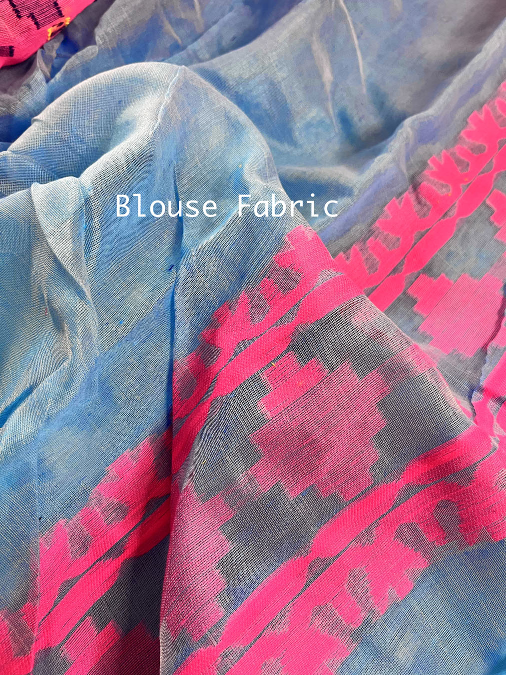 Jamdani sari with all over work and exquisite Pallu