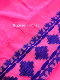 Jamdani sari with all over work and exquisite Pallu