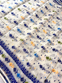 Jamdani sari with all over work and exquisite Pallu