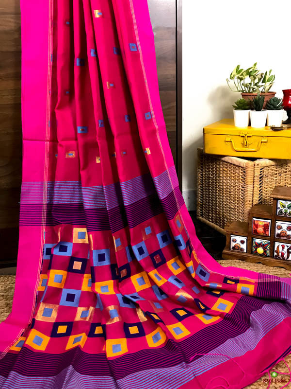 Khadi Cotton Handloom Saree