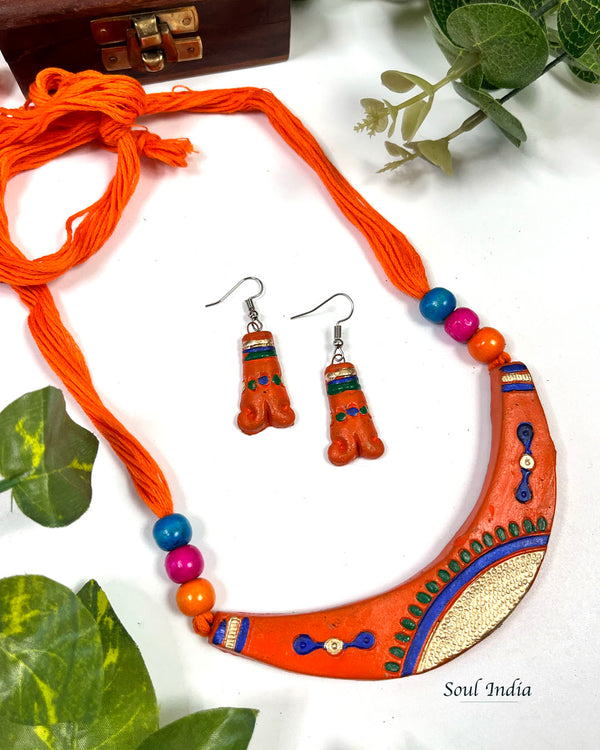 Handmade Terracotta Jewellery Set