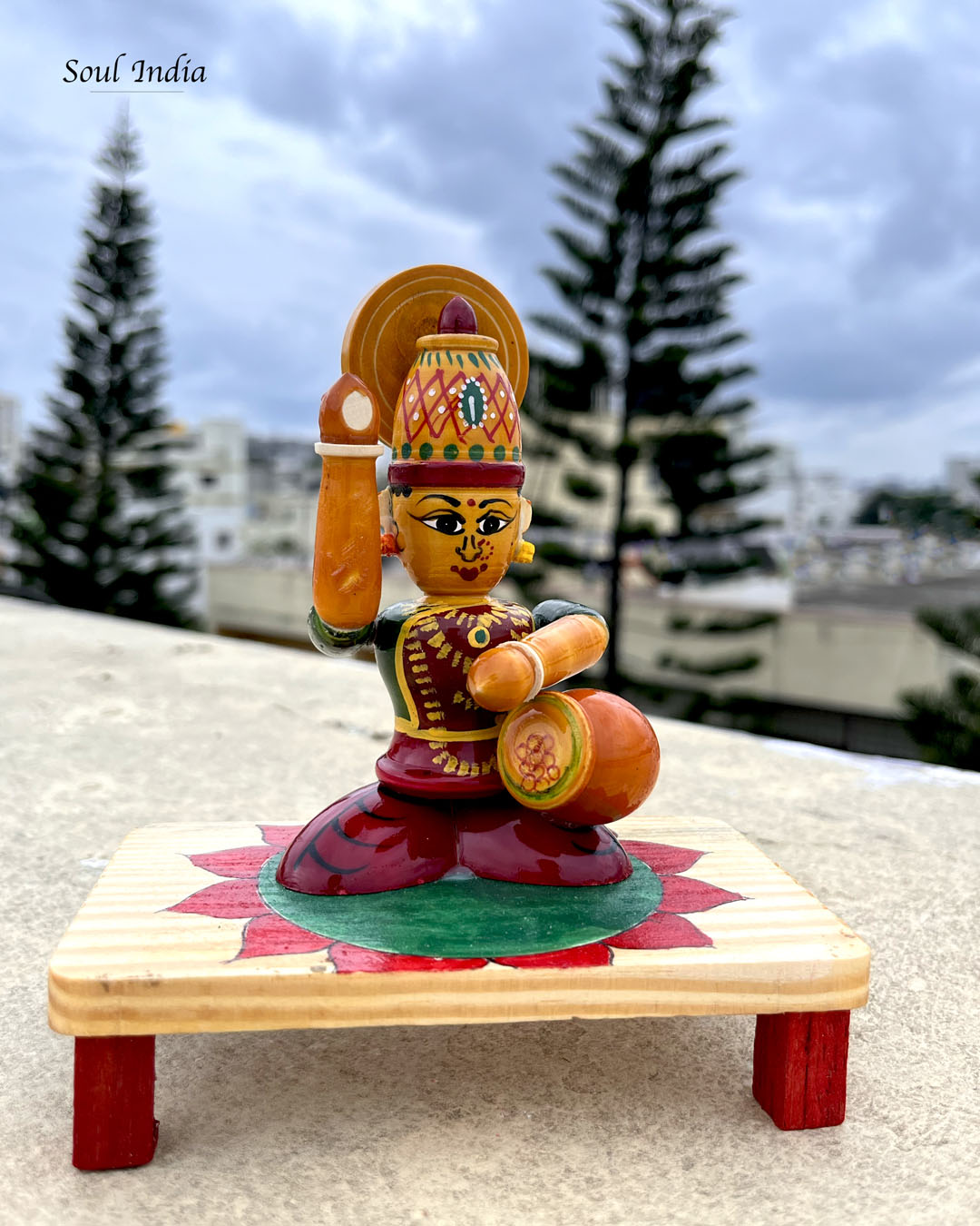 Handcrafted GI TAGGED Etikoppaka Goddess Laxmi