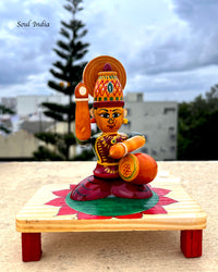 Handcrafted GI TAGGED Etikoppaka Goddess Laxmi