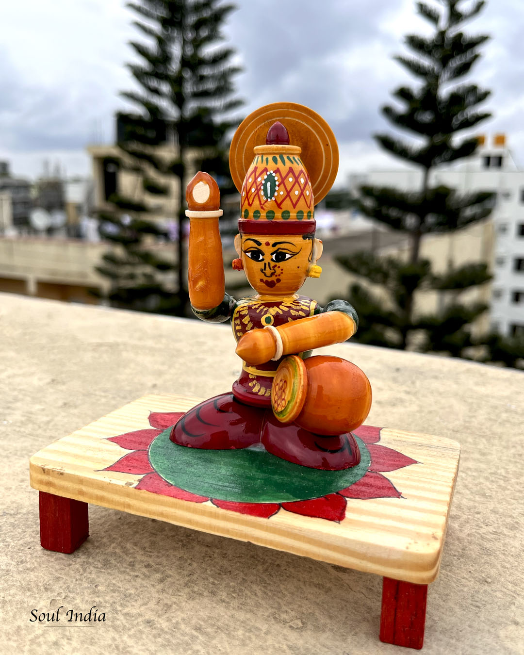 Handcrafted GI TAGGED Etikoppaka Goddess Laxmi