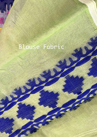 Jamdani sari with all over work and exquisite Pallu