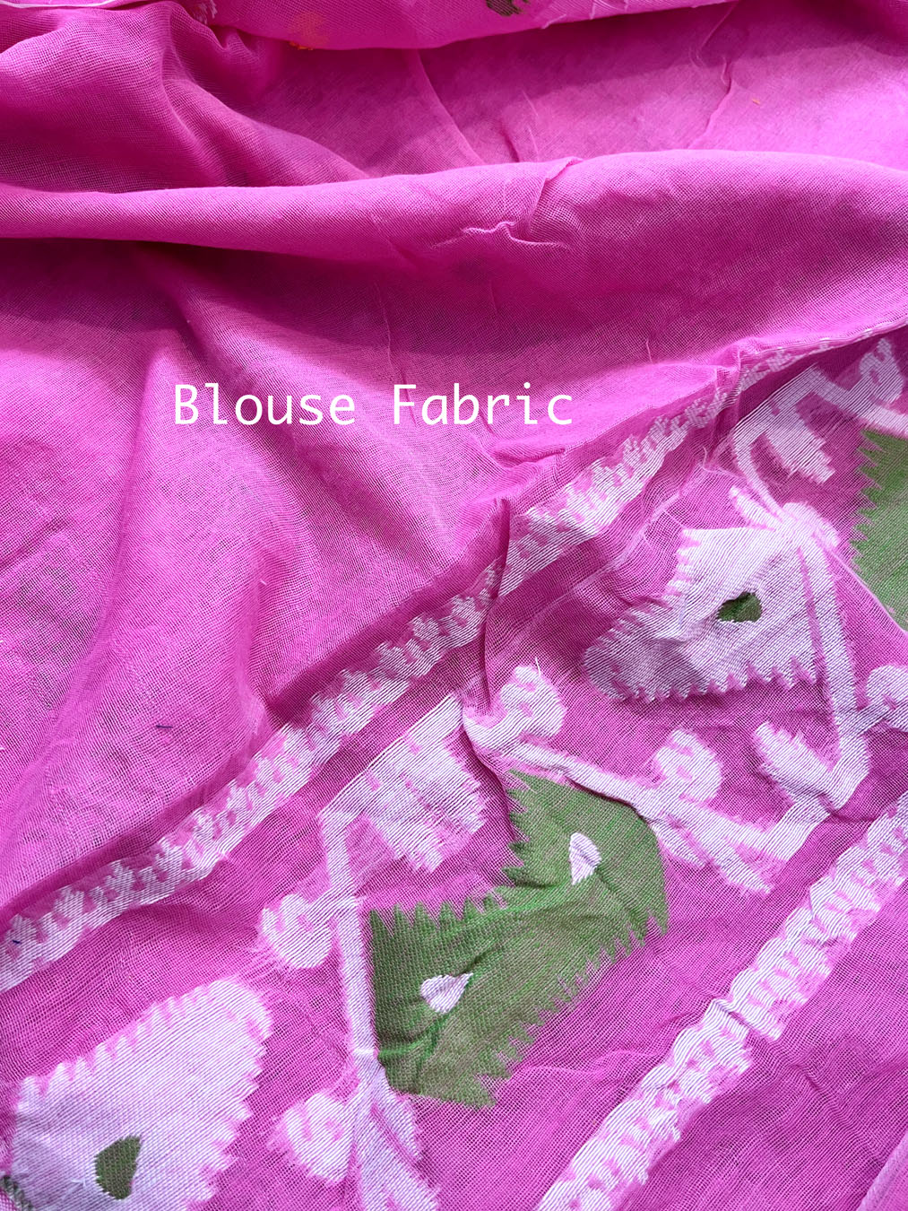 Jamdani sari with all over work and exquisite Pallu