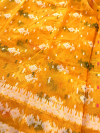 Jamdani sari with all over work and exquisite Pallu