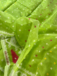 Jamdani sari with all over work and exquisite Pallu