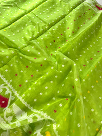 Jamdani sari with all over work and exquisite Pallu