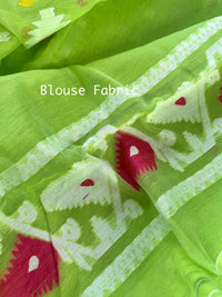 Jamdani sari with all over work and exquisite Pallu