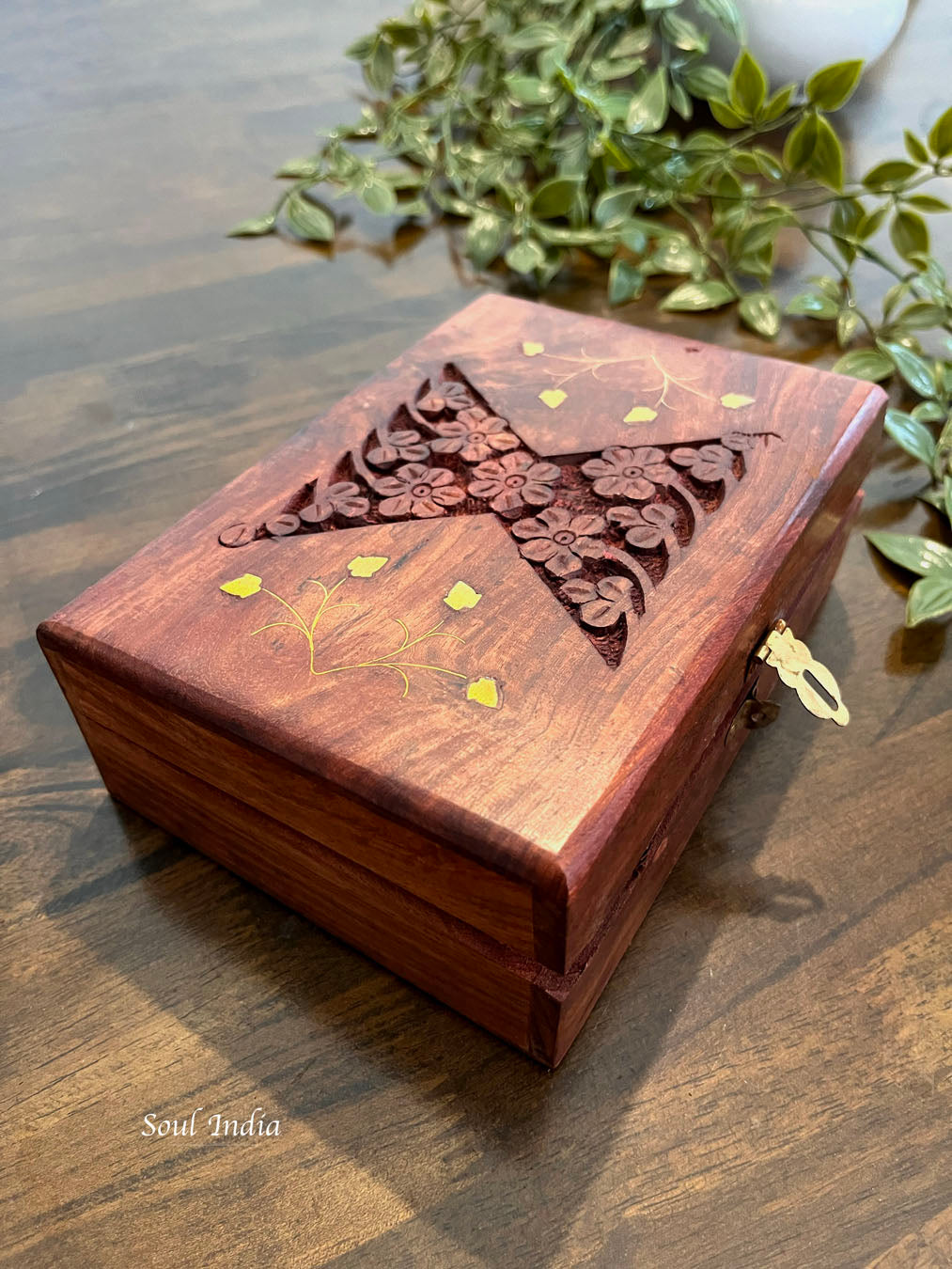 Handcrafted GI TAGGED Eitikoppaka Wooden Jewellery Box