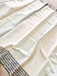 Bhagalpur Soft Silk Saree- Off White