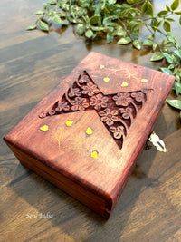 Handcrafted GI TAGGED Eitikoppaka Wooden Jewellery Box