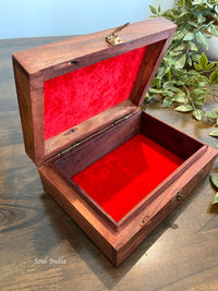 Handcrafted GI TAGGED Eitikoppaka Wooden Jewellery Box