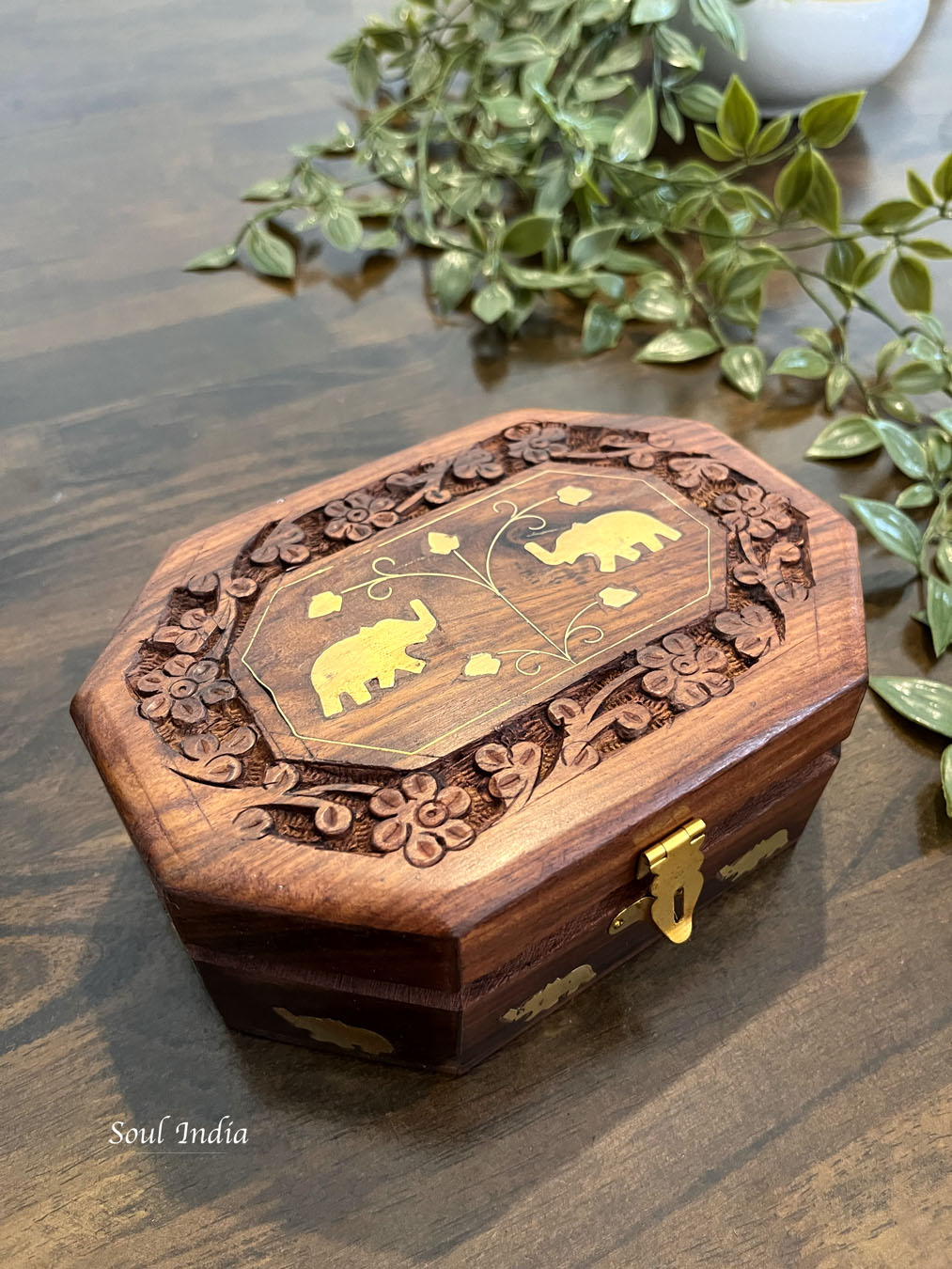 Handcrafted GI TAGGED Eitikoppaka Wooden Jewellery Box