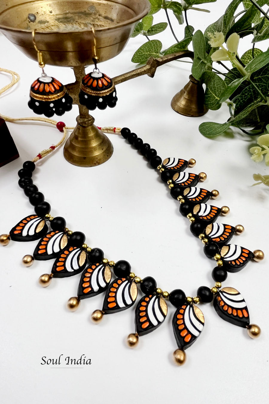 Handmade Statement Terracotta Jewellery Set