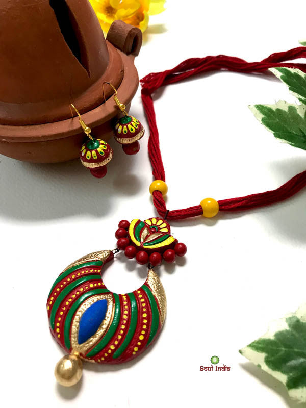 Handmade Terracotta Jewellery Set