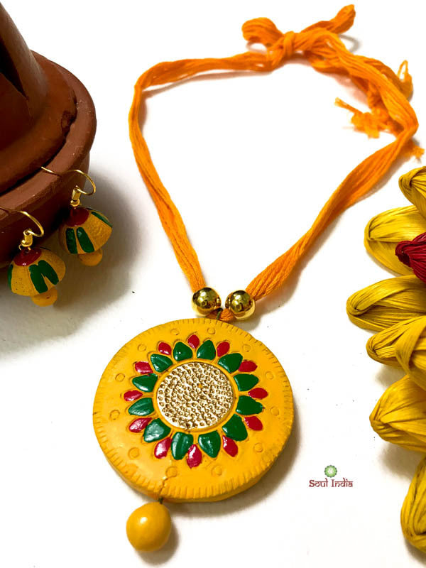 Handmade Terracotta Jewellery Set