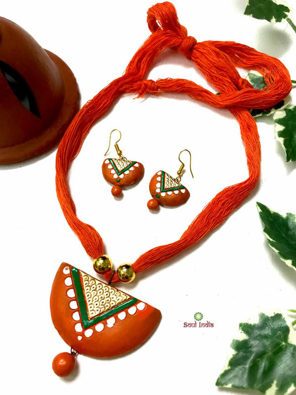 Handmade Terracotta Jewellery Set