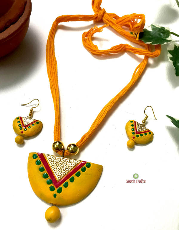 Handmade Terracotta Jewellery Set