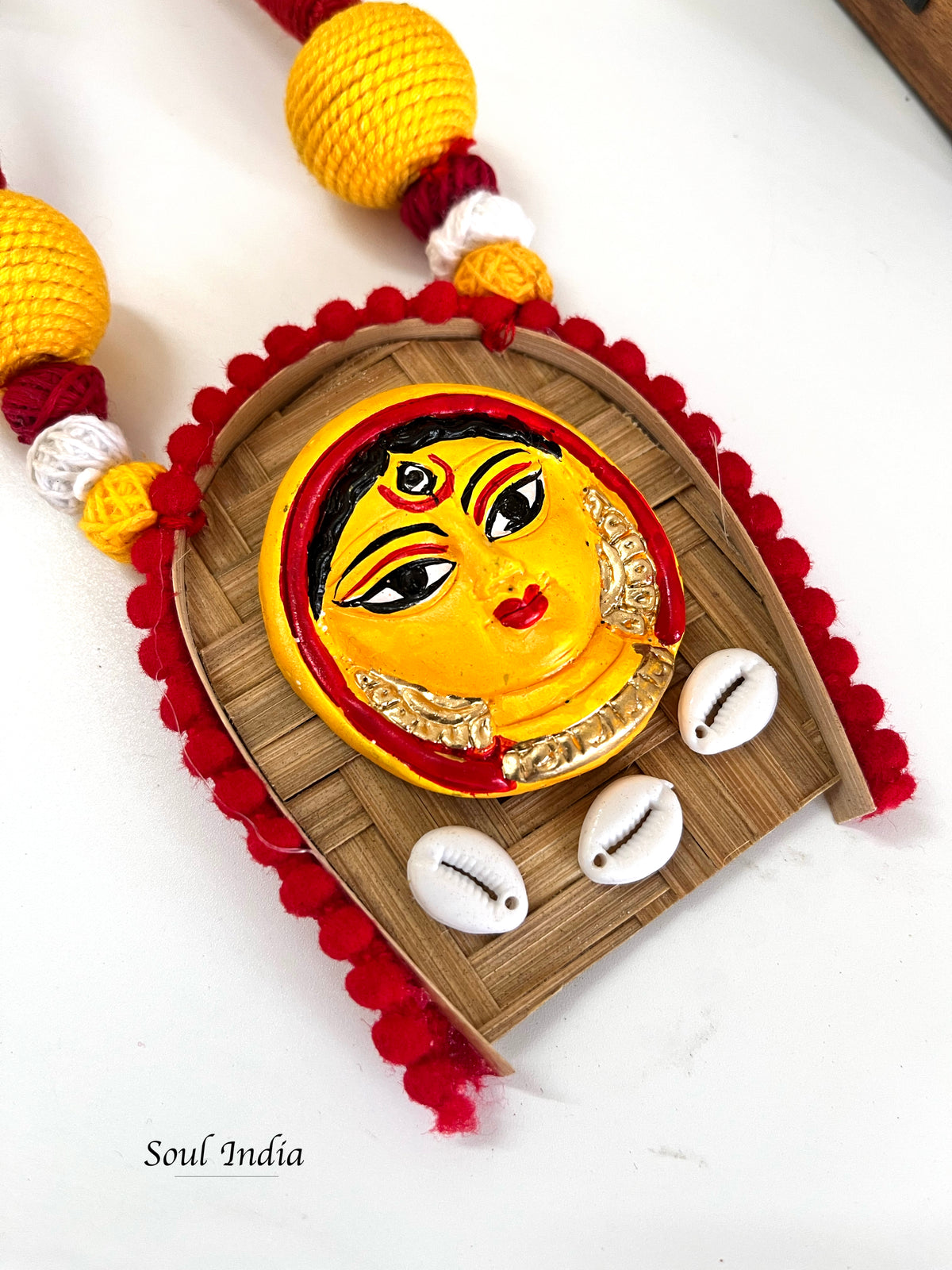 Handmade Terracotta Durga Terracotta Jewellery Set