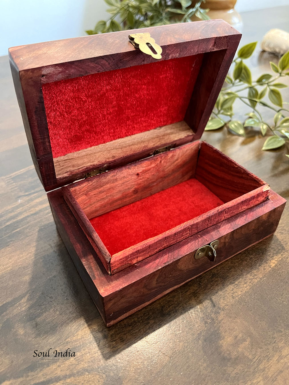 Handcrafted GI TAGGED Eitikoppaka Wooden Jewellery Box