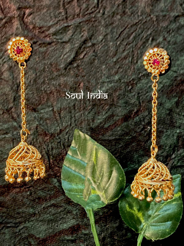 Pretty Delights - Golden Jhumka Bali