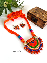 Handmade Terracotta Jewellery Set