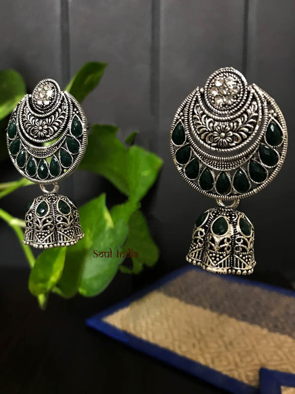 Beaded Alloy Jhumka