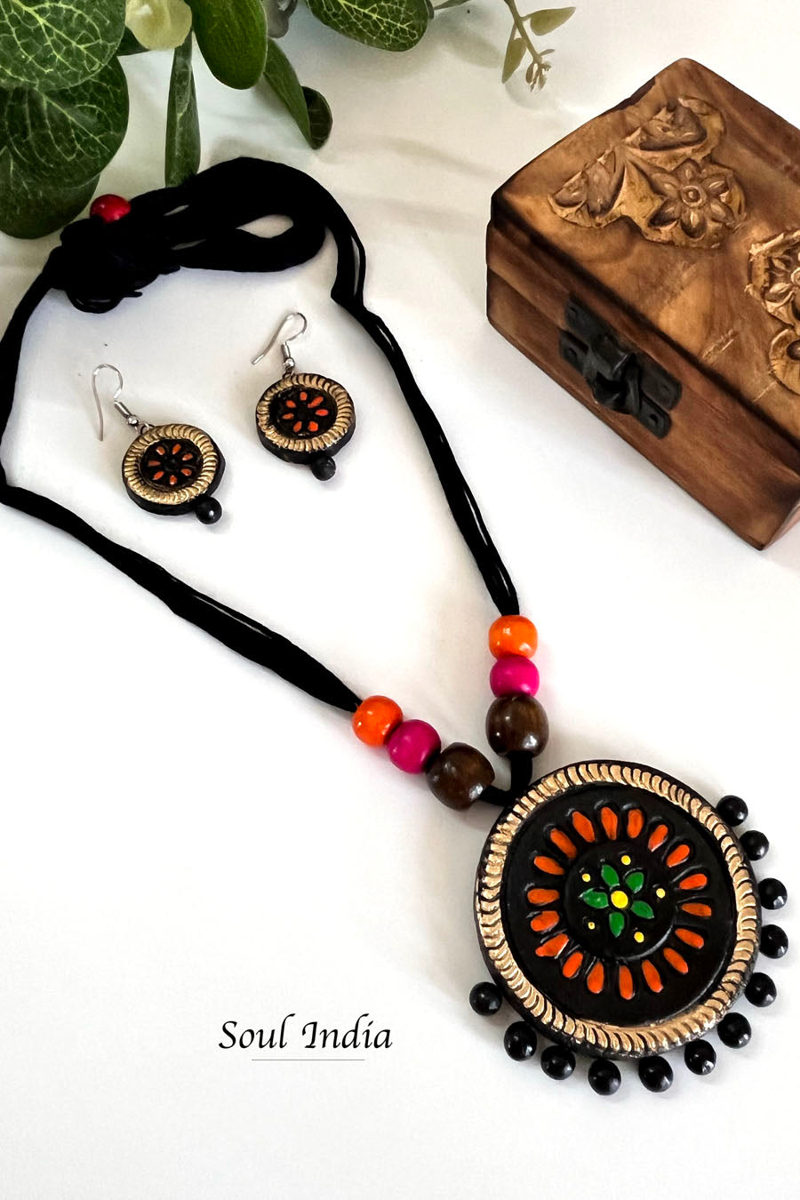 Handmade Terracotta  Jewellery Set