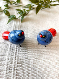 Handcrafted GI TAGGED Etikoppaka Wooden Birds - Blue