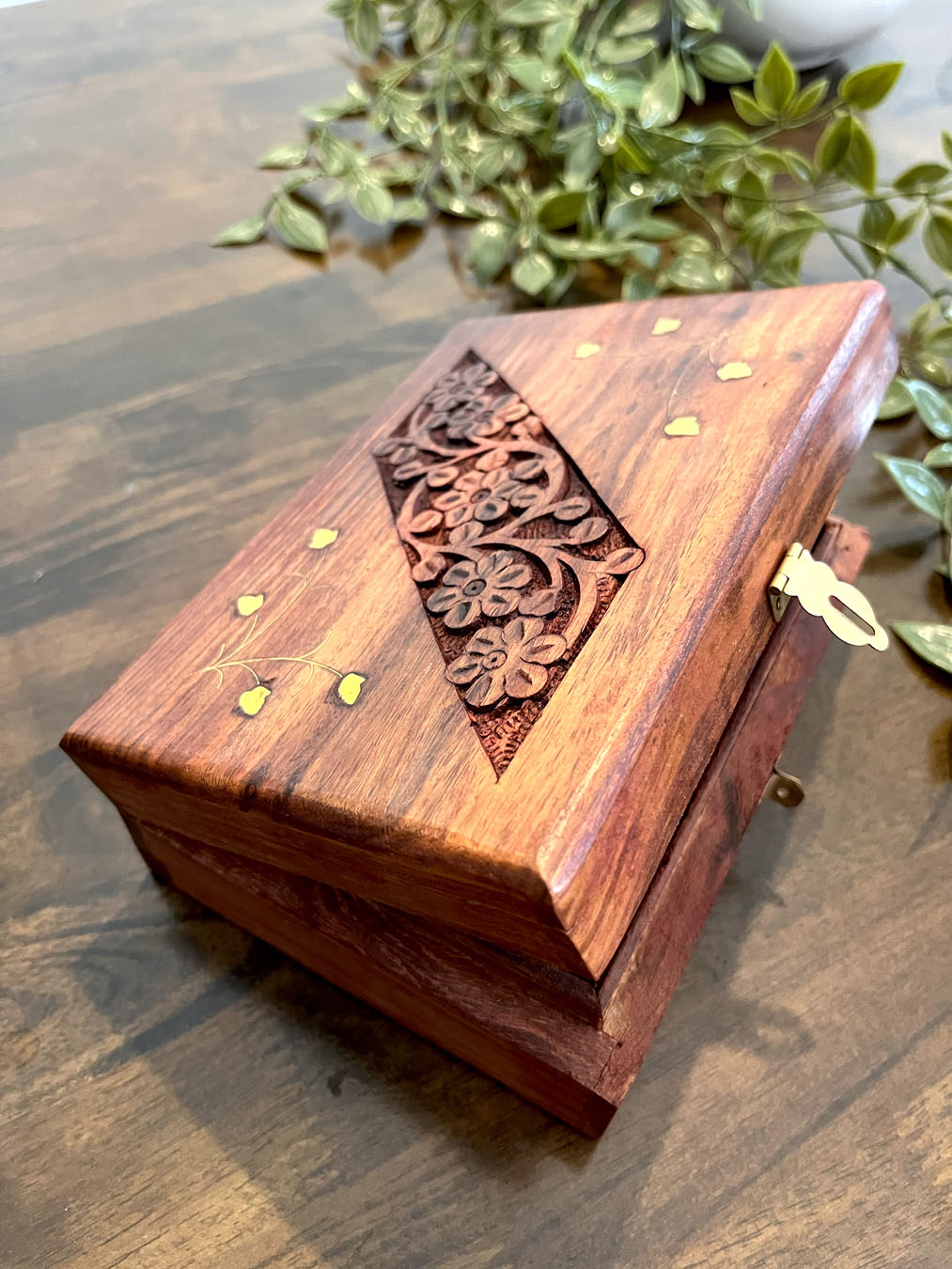 Handcrafted GI TAGGED Eitikoppaka Wooden Jewellery Box