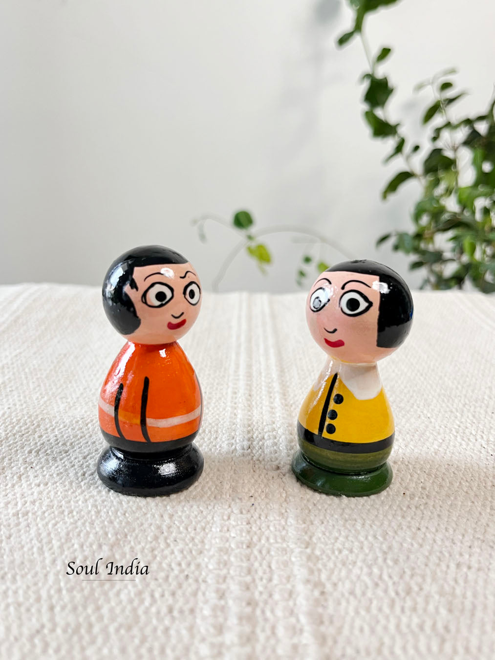 Handcrafted Wooden Doraemon Set – Soul India