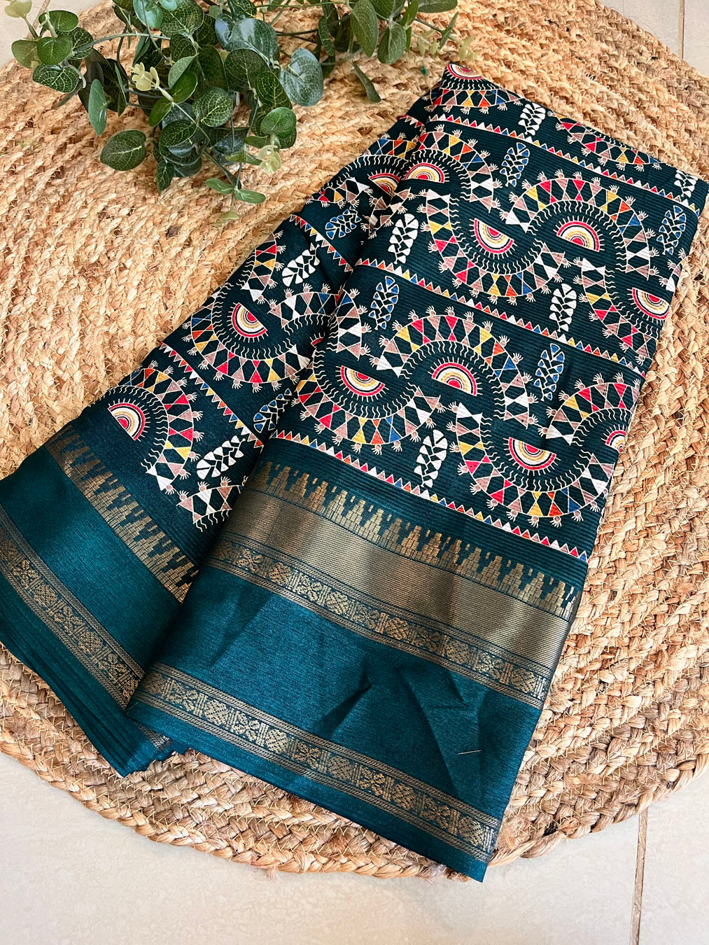 Soft Silk Saree- Blue