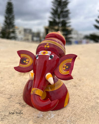 Handcrafted GI TAGGED Etikoppaka Ganesha