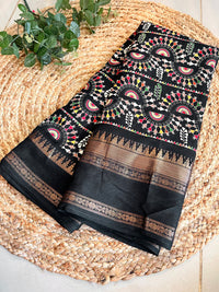 Soft Silk Saree- Black