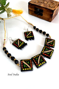 Handmade Statement Terracotta Jewellery Set