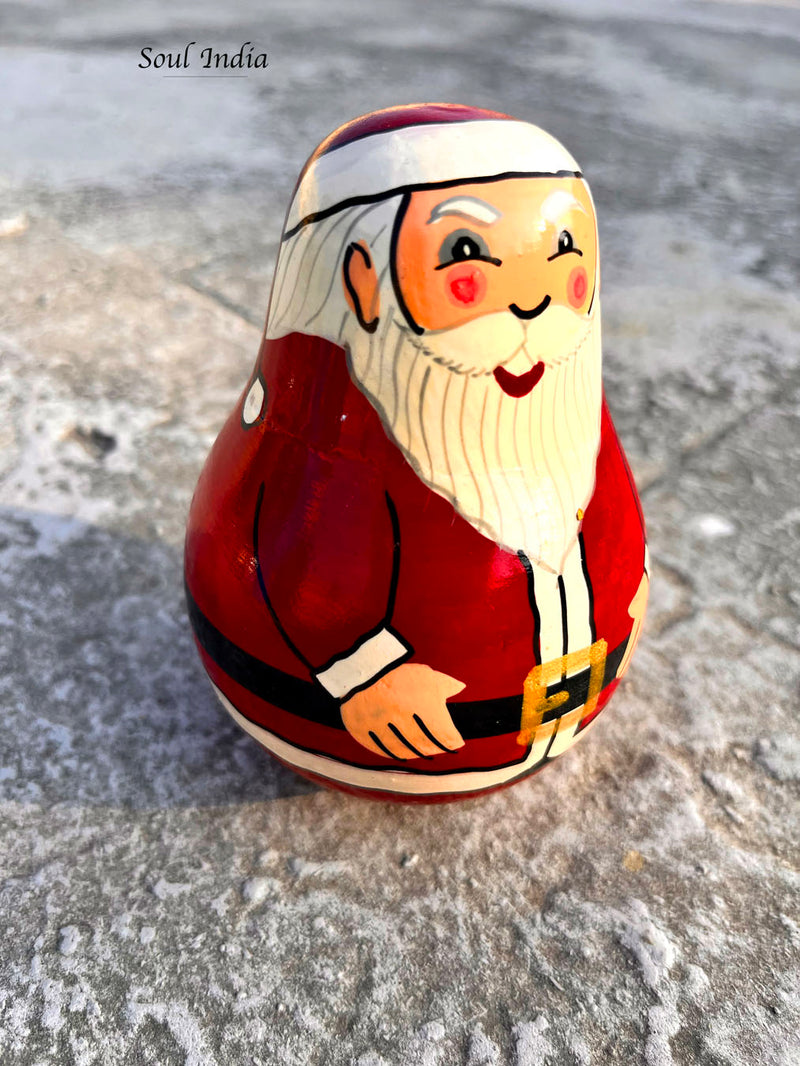 Handcrafted GI TAGGED Etikoppaka Wooden Santa Clause