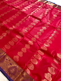 South Silk Kanjivaram Saree - Red