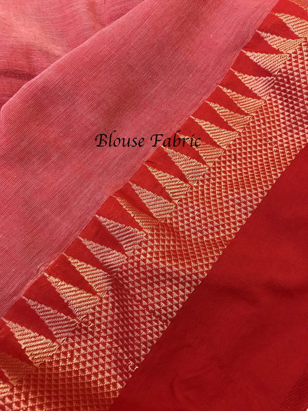 Handloom Khadi Cotton Saree With Woven Border- White