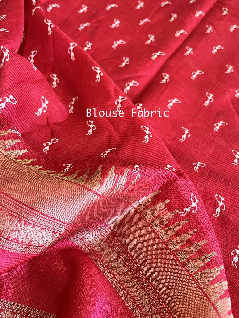 Soft Silk Saree- Red