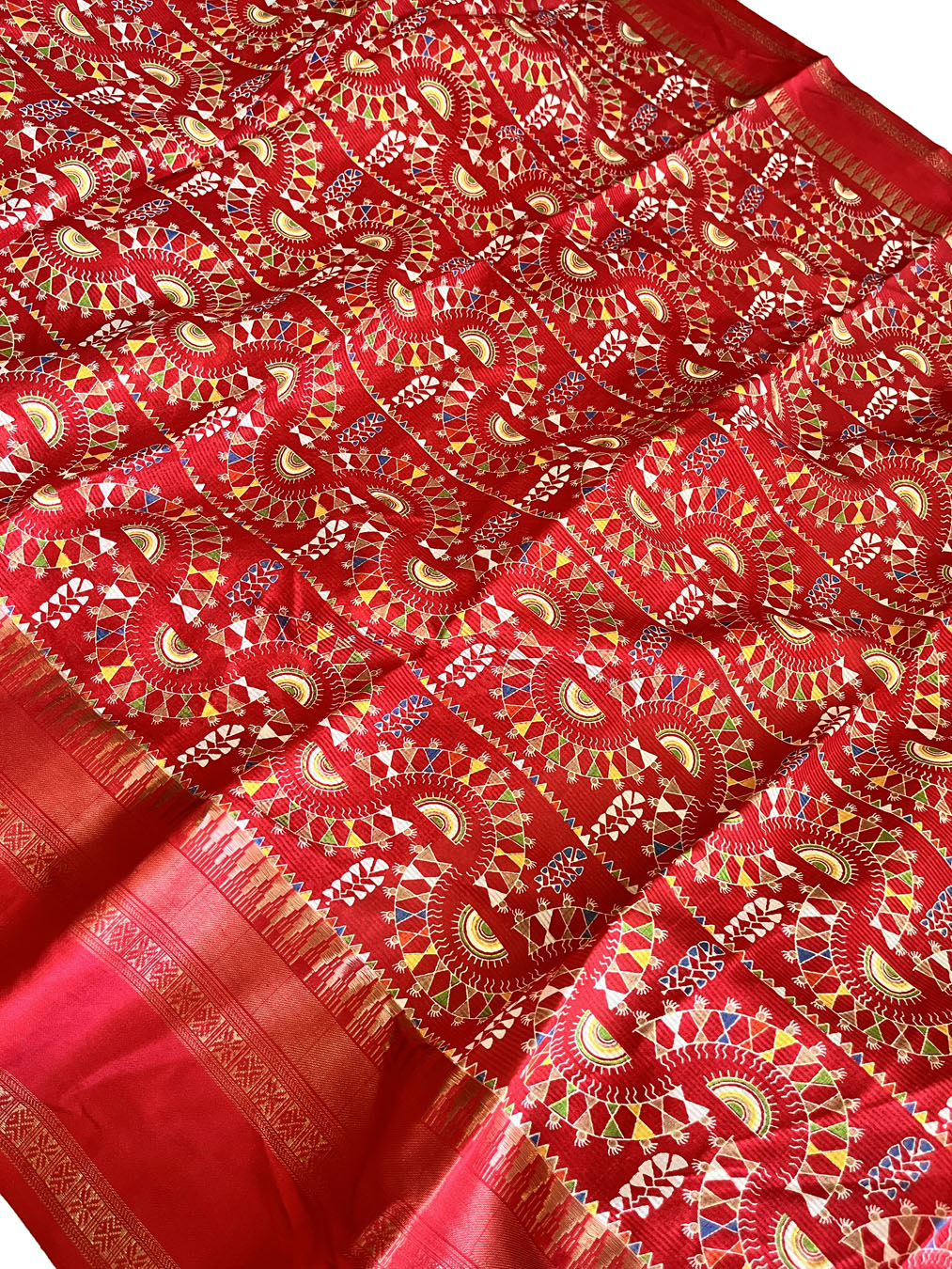 Soft Silk Saree- Red