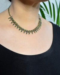 Antique Bronze Neo Ethnic Choker Necklace