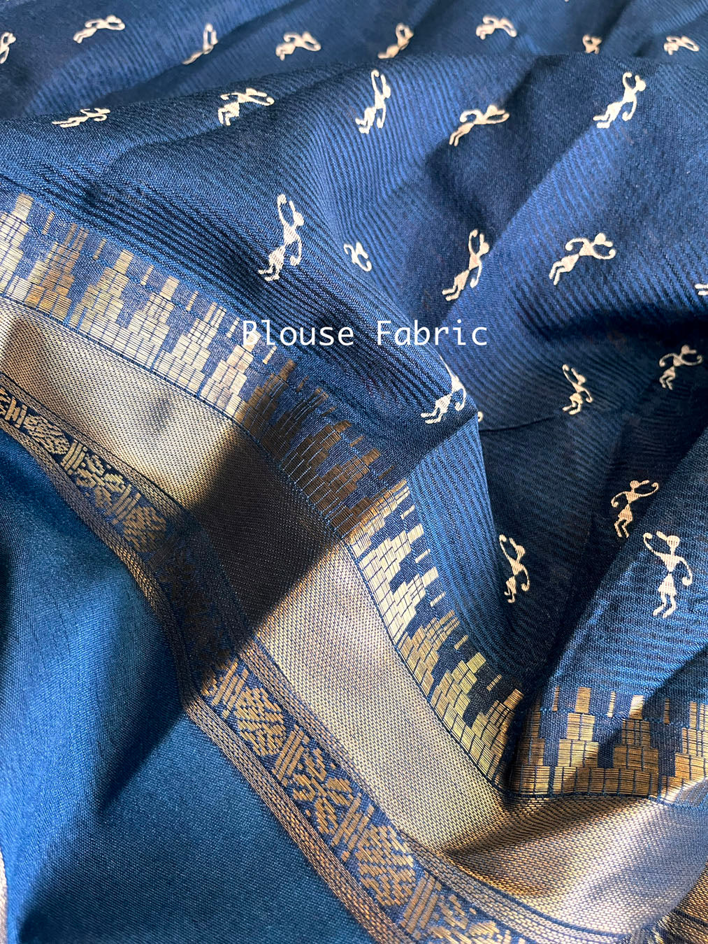 Soft Silk Saree- Blue