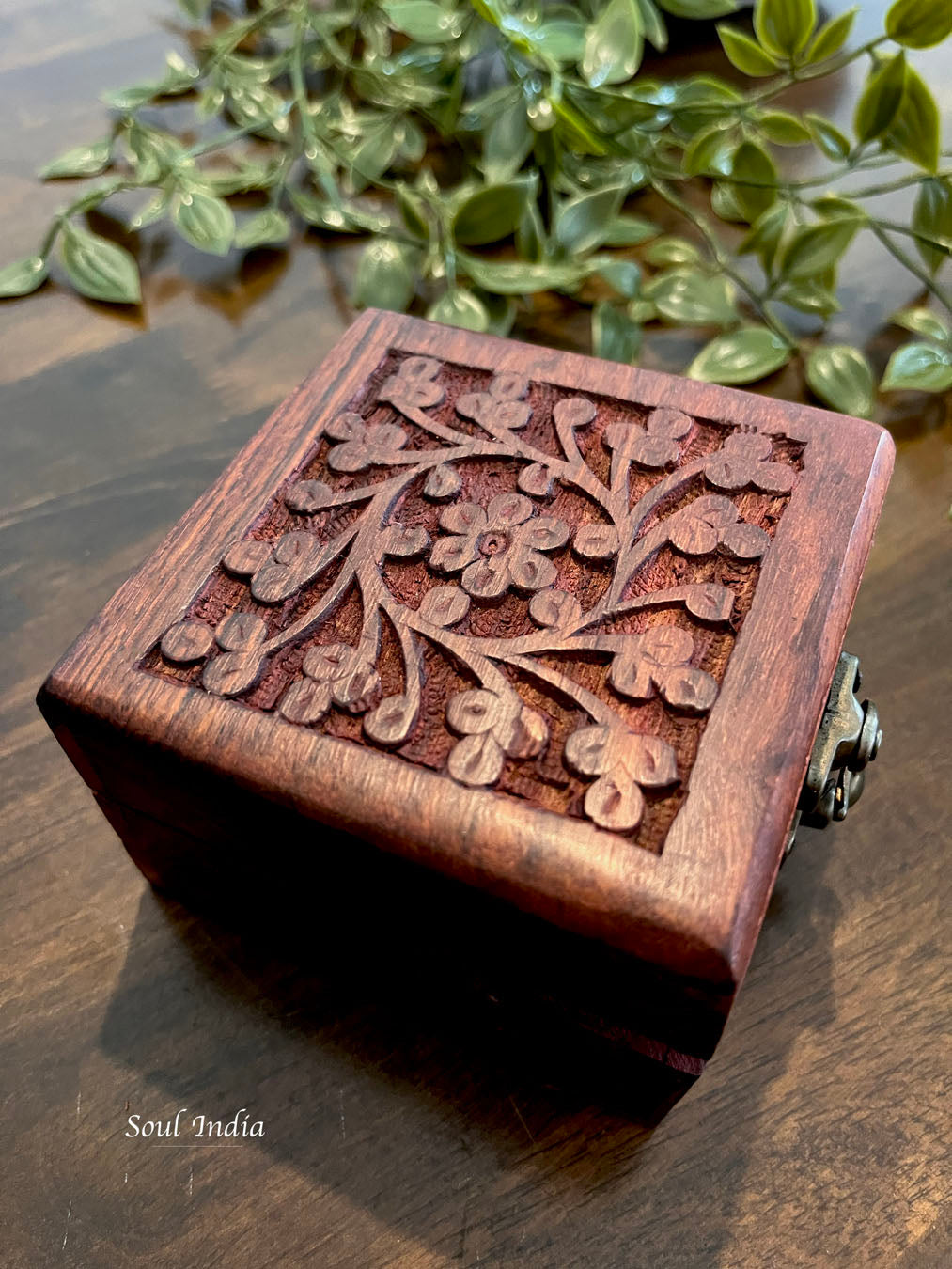 Handcrafted GI TAGGED Eitikoppaka Wooden Jewellery Box